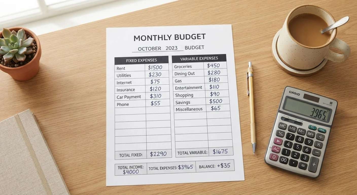 Fixed vs. Variable Expenses: What the Difference Means for Your Budget