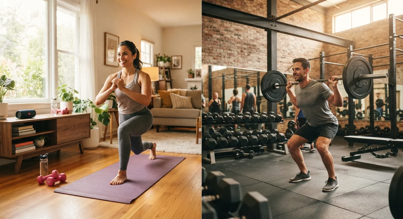 Home Workouts vs. the Gym: What Changes Beyond the Equipment