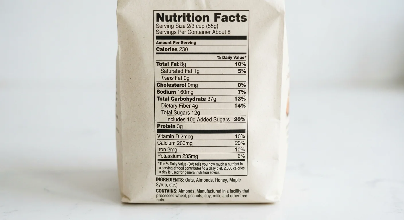 Reading a Nutrition Facts Panel Without Getting Lost