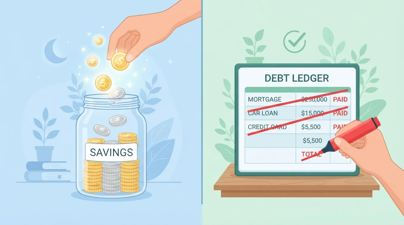 Saving vs. Paying Off Debt: Which Should Come First?