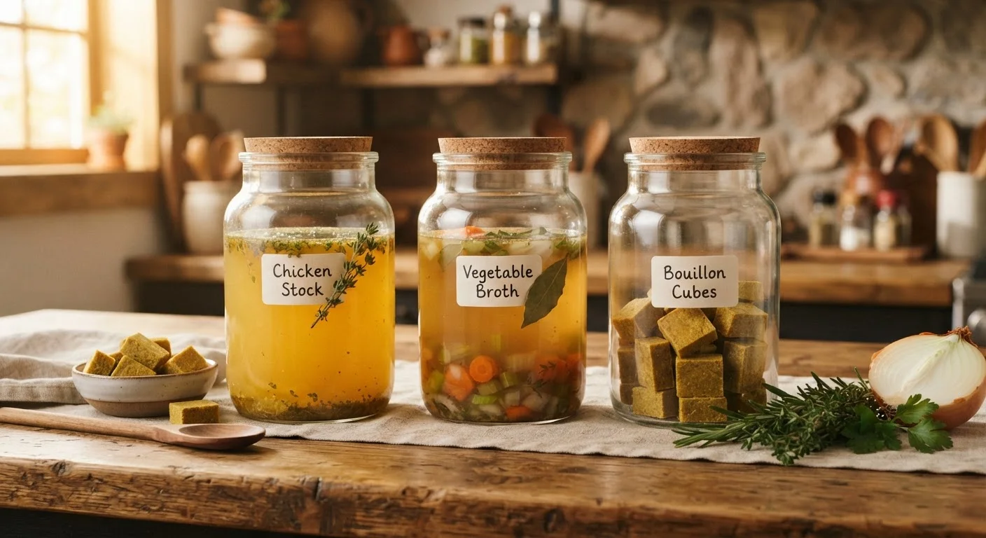 Stock, Broth, and Bouillon: What Each One Actually Is