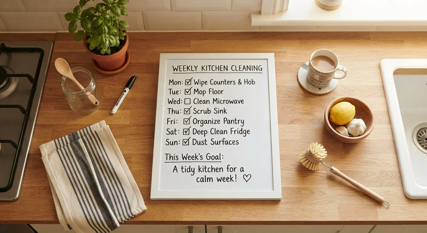 The Cleaning Schedule That Actually Gets Followed